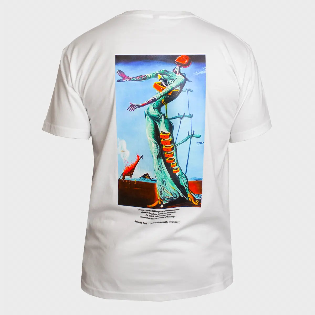 BURNING GIRAFFE - T-SHIRT - WHITE
