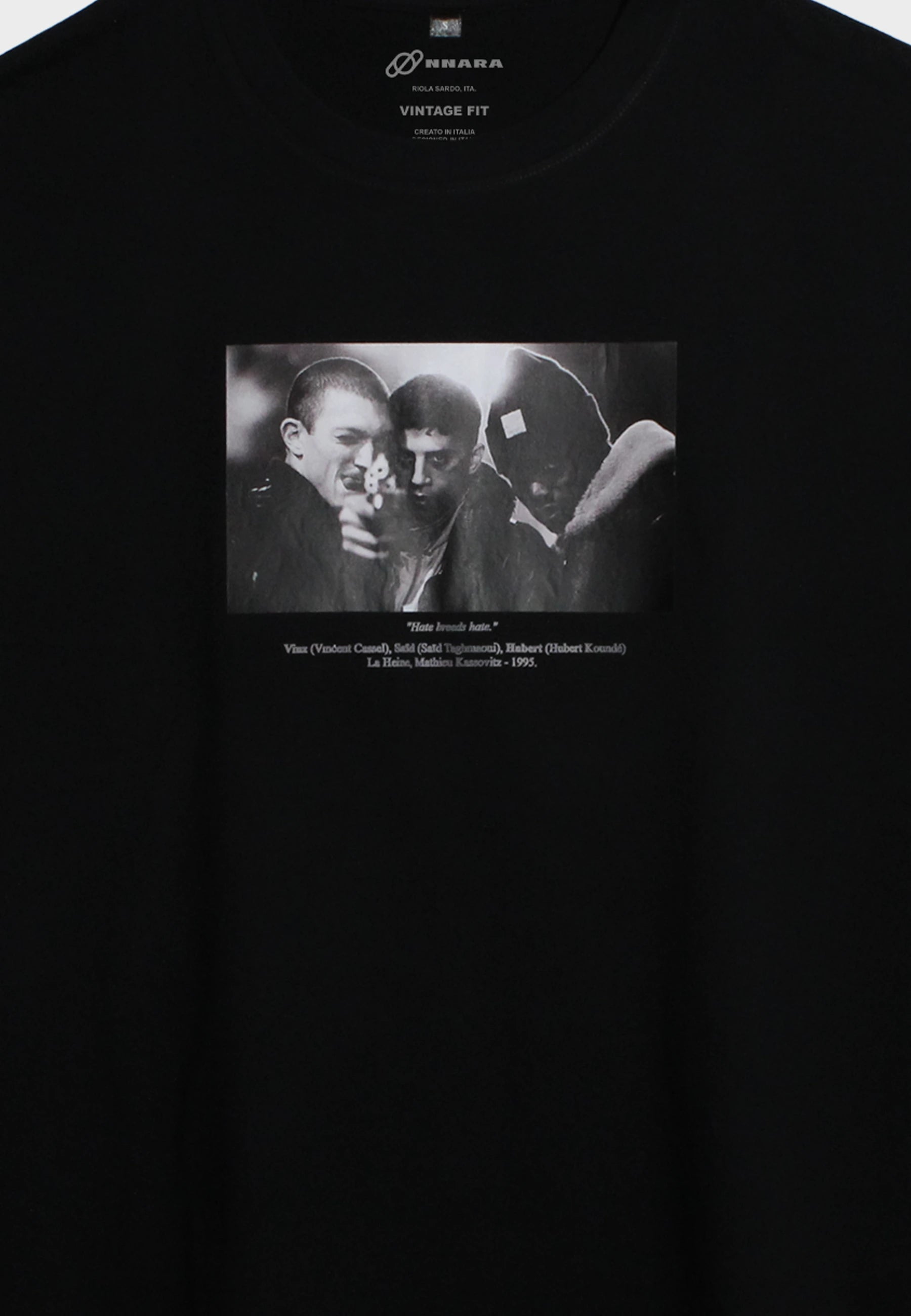 LA HAINE - T-SHIRT - BLACK