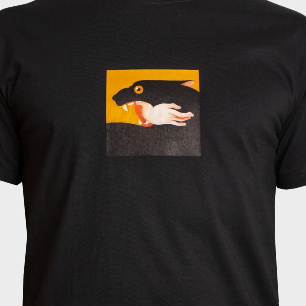 BLACK PANTER- T-SHIRT - BLACK