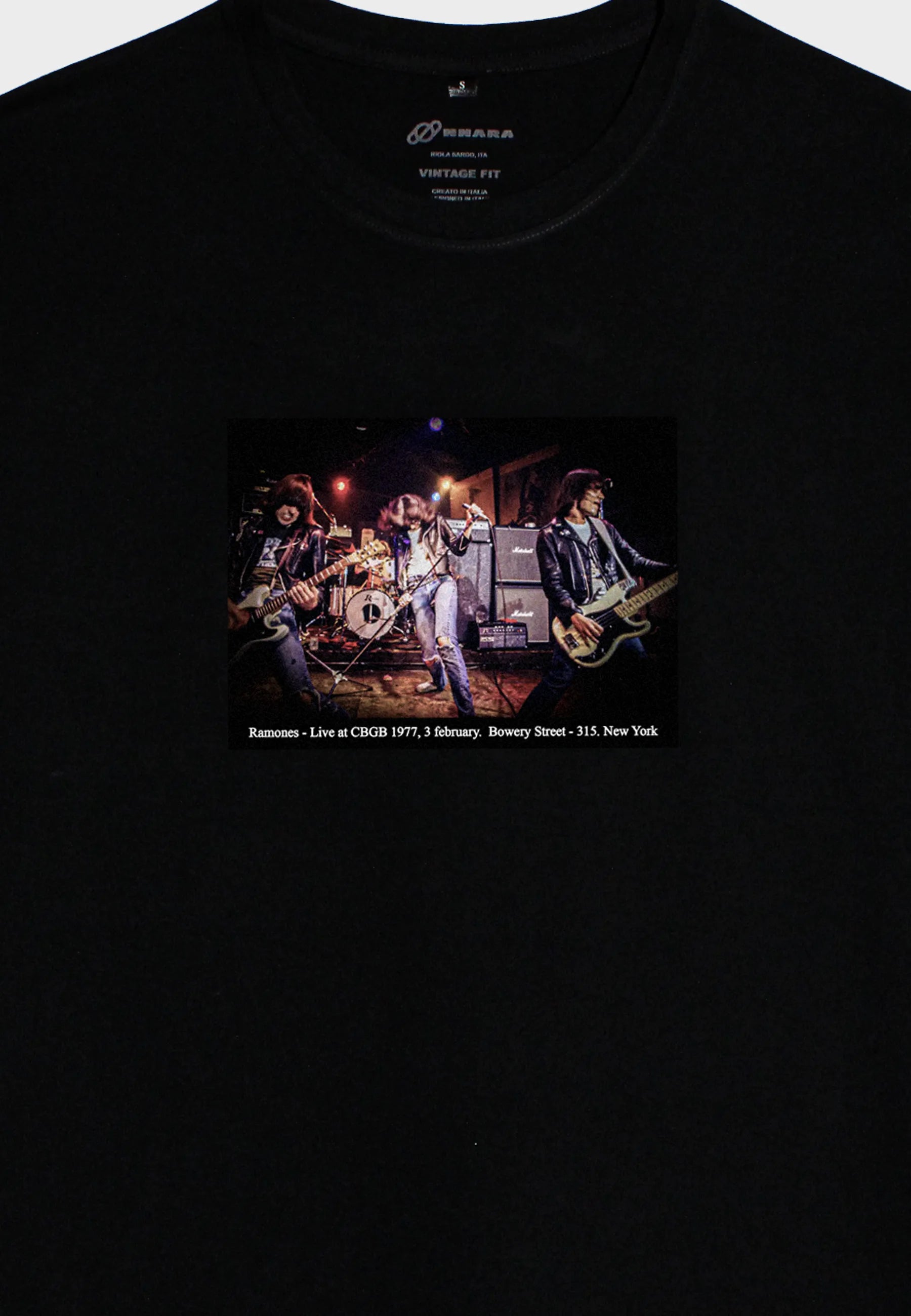RAMONES 1977 - T-SHIRT - BLACK
