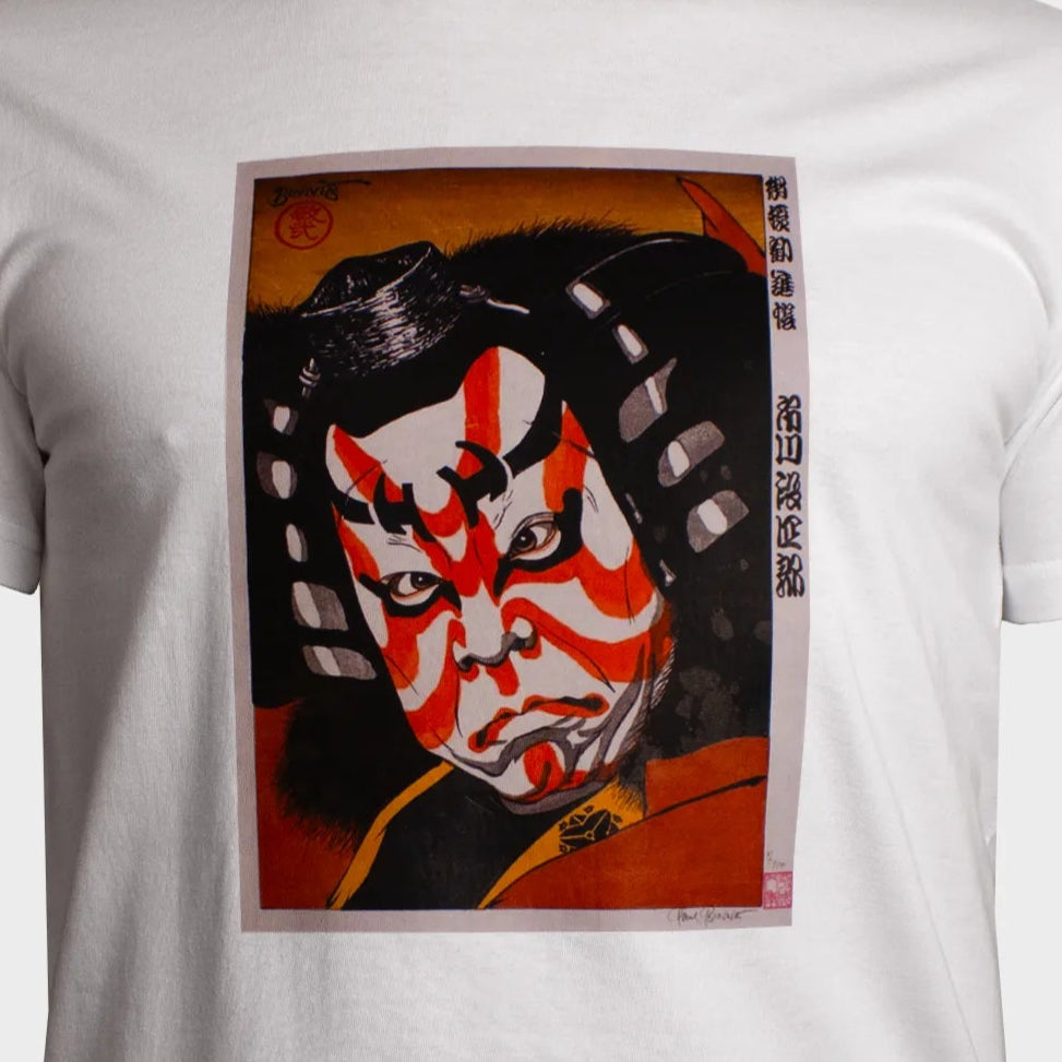 KABUKI FACE - T-SHIRT - WHITE