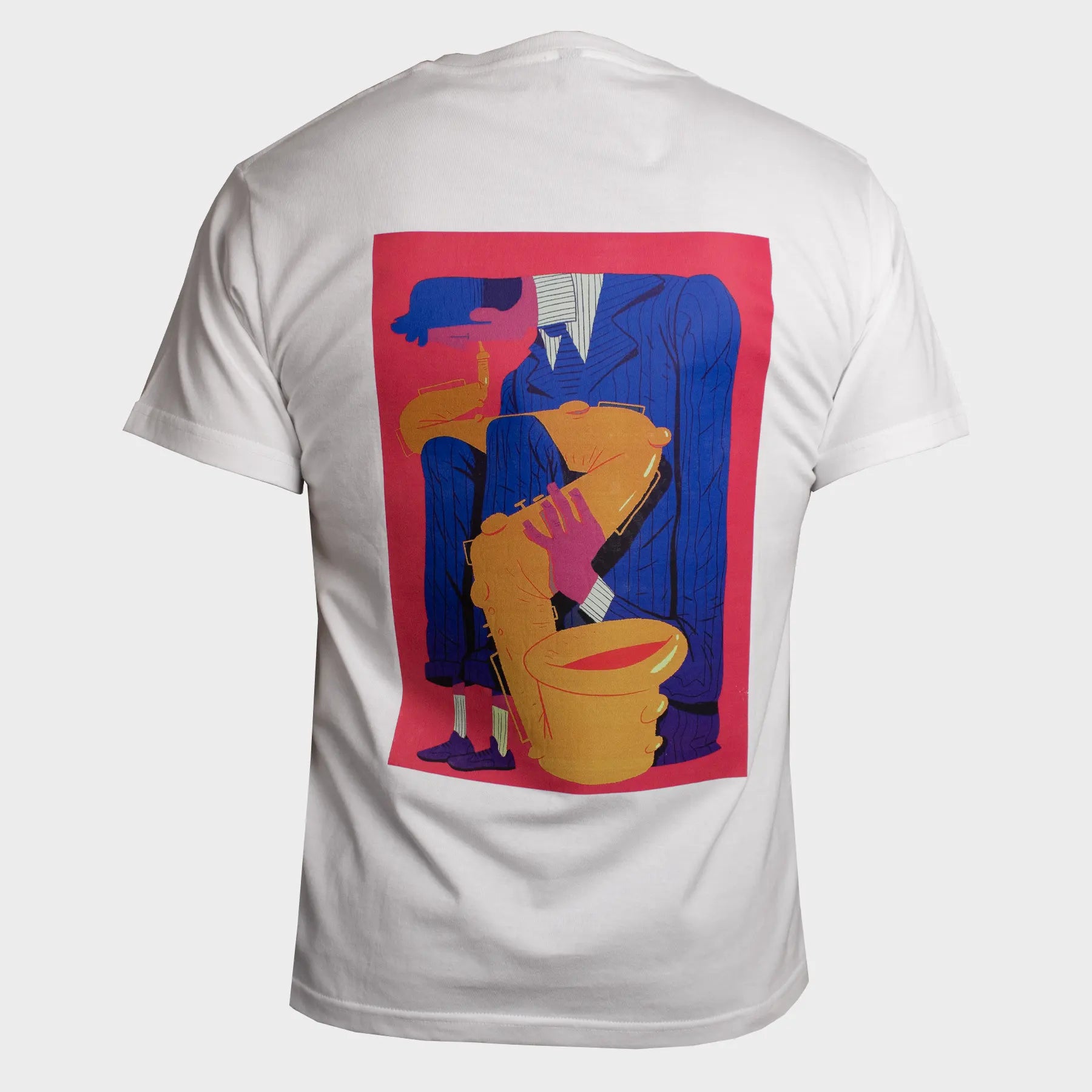TWISTED SAX - T-SHIRT - WHITE