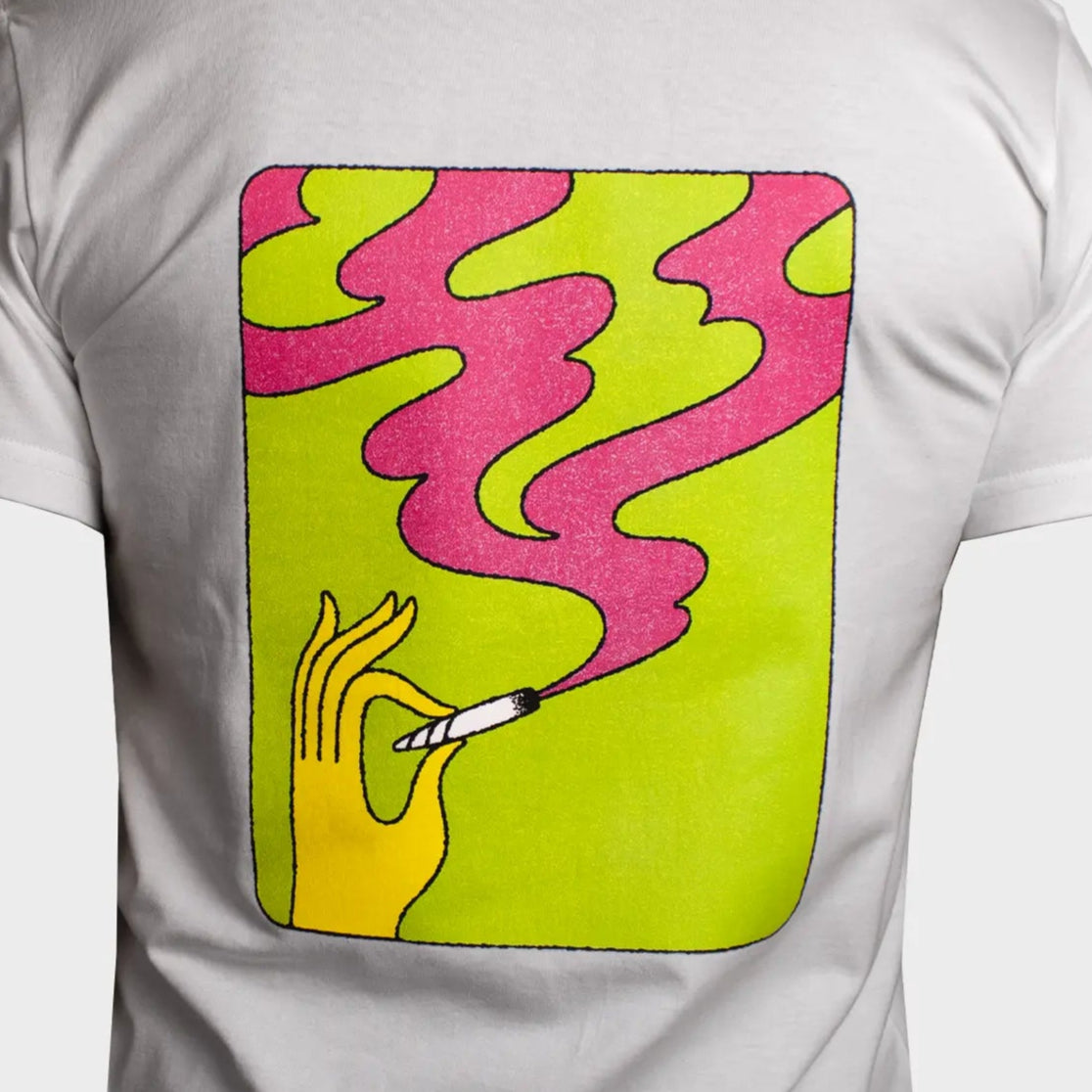 SMOKE FLOW - T-SHIRT - WHITE