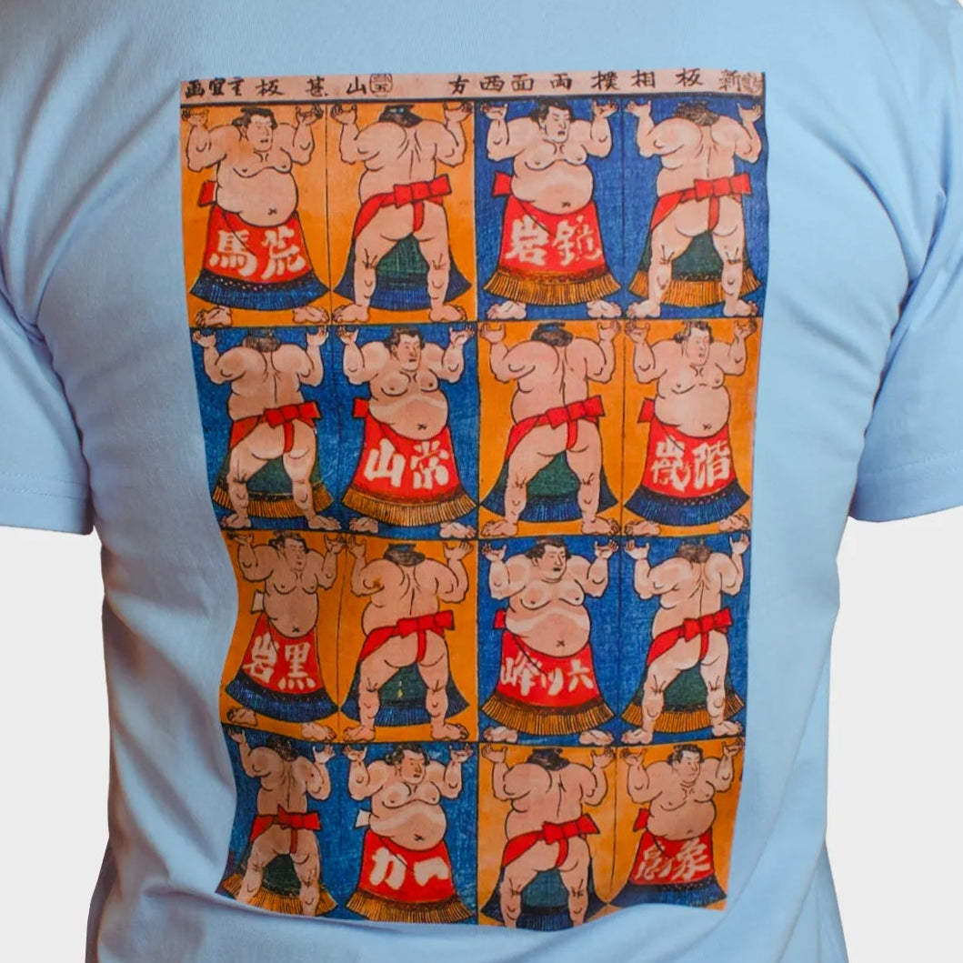 SUMO GRID - T-SHIRT - LIGHT BLUE
