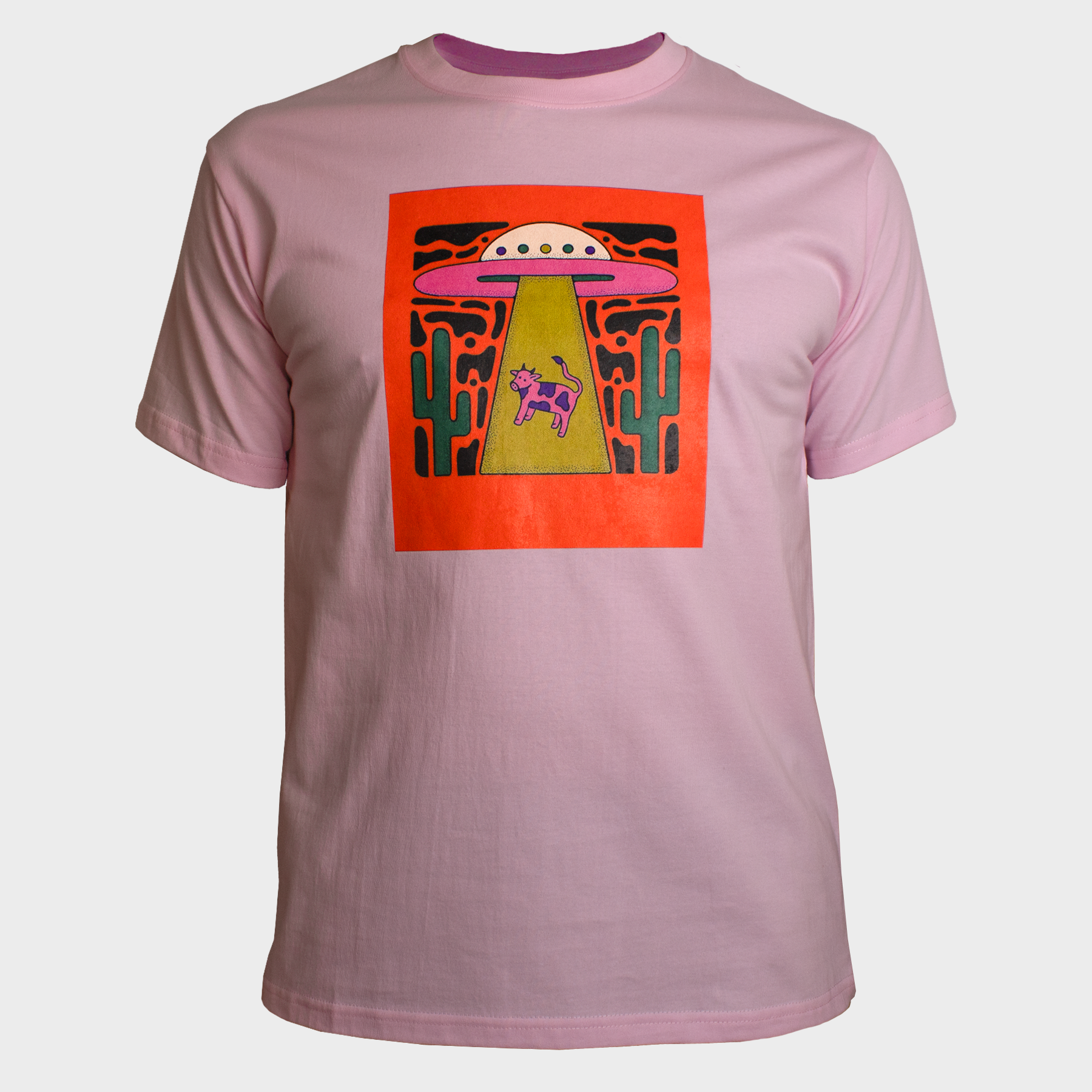 UFO & COW - T-SHIRT - PURPLE